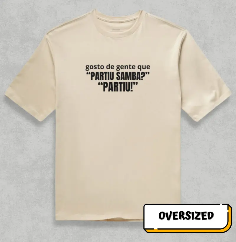 Gosto de gente que "Partiu Samba?"