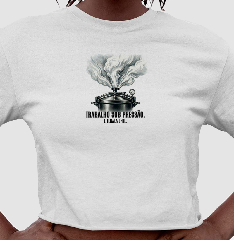Trabalho sob pressão. Literalmente.