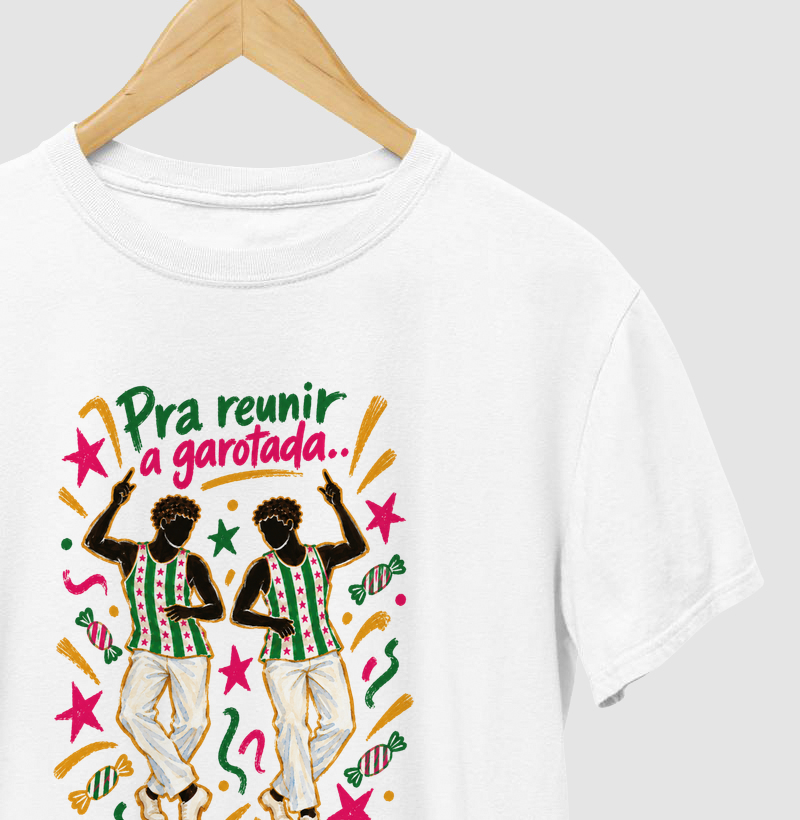Camiseta Pra reunir a garotada