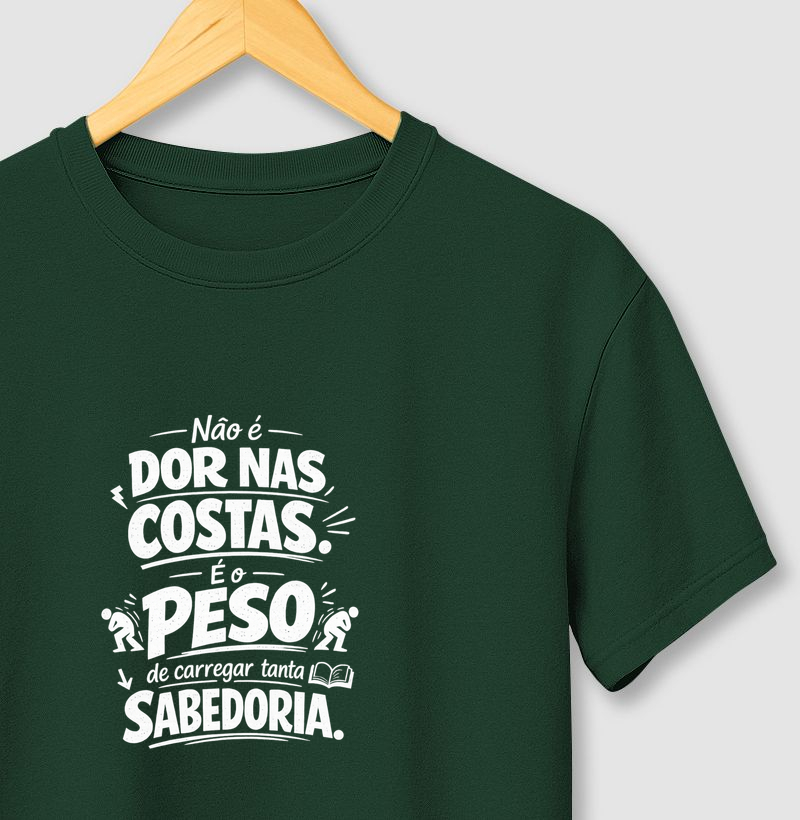 Não é dor nas costas, é o peso de carregar tanta sabedoria - v2