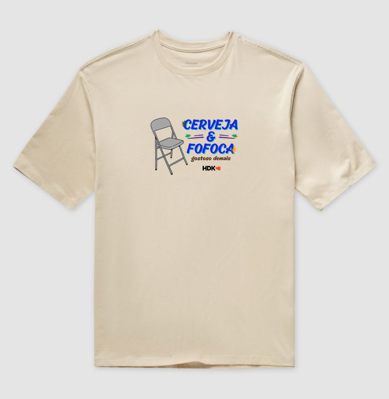 Camiseta Cerveja & Fofoca 