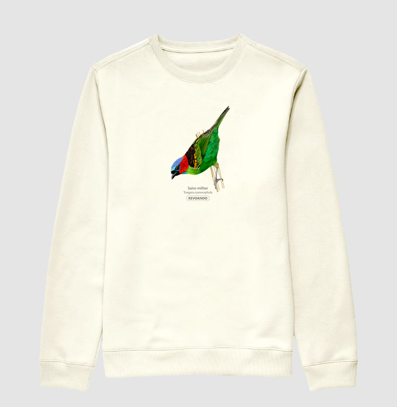 Cores Aladas - Saíra-militar - Moletom