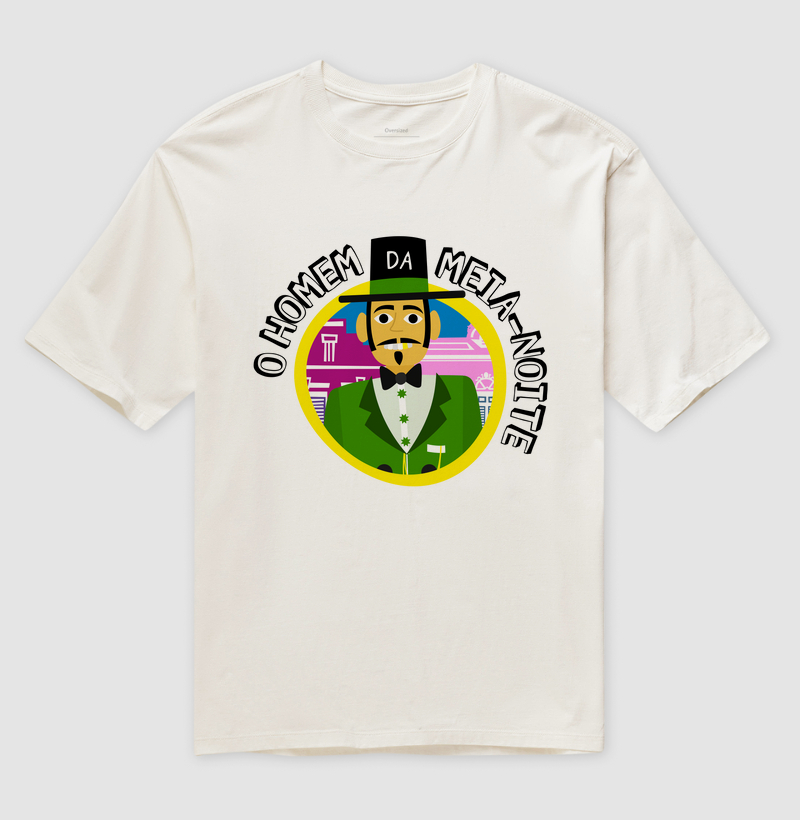 Camiseta Oversized Frevo - O Homem da Meia-Noite