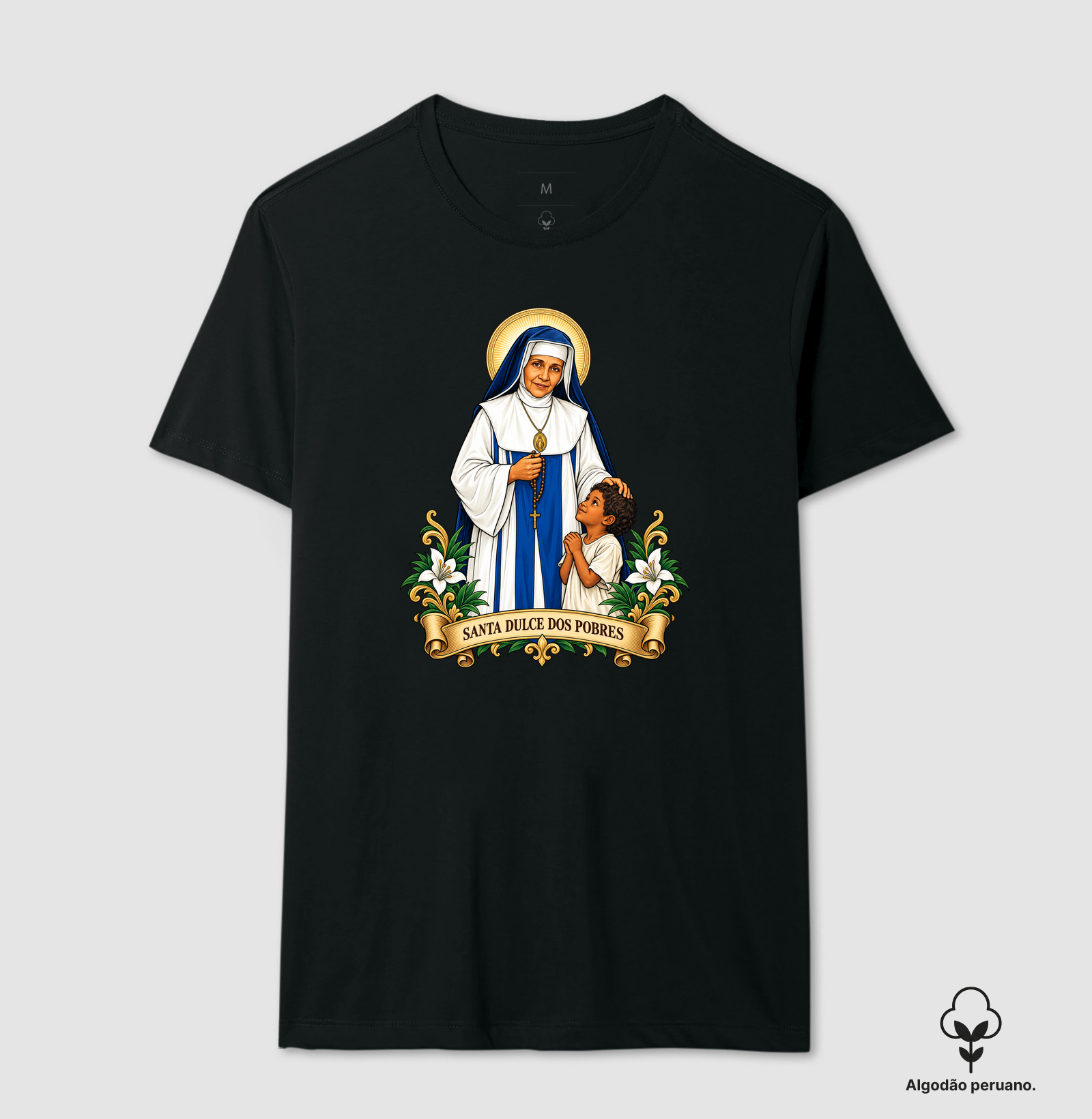 Santa Dulce - Camiseta Algodão Peruano