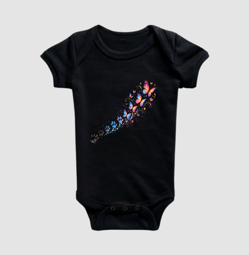 Patas e Borboletas - Body Infantil