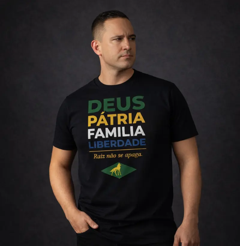 Camiseta Filhos da Patria DEUS Patria Familia Liberdade | Manifesto