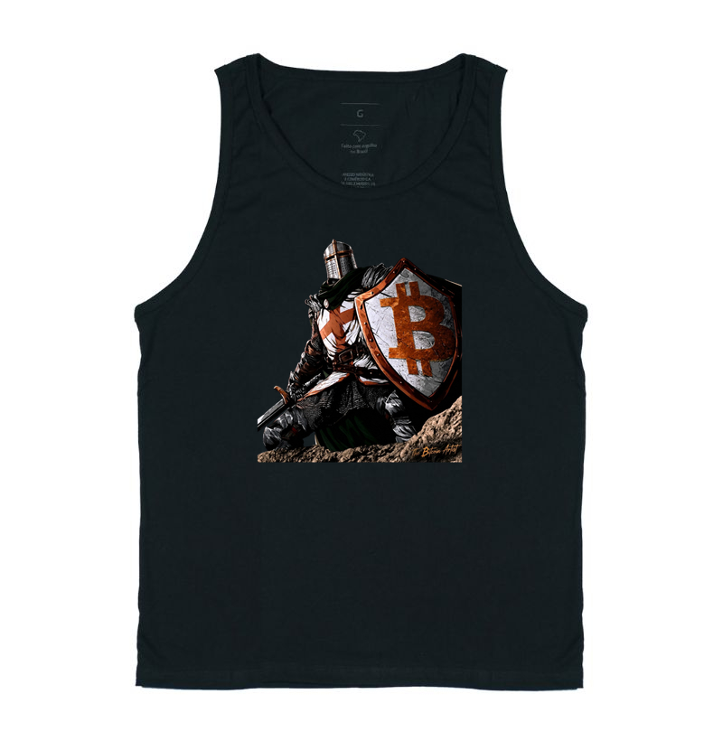 Camiseta bitcoin Cavaleiro