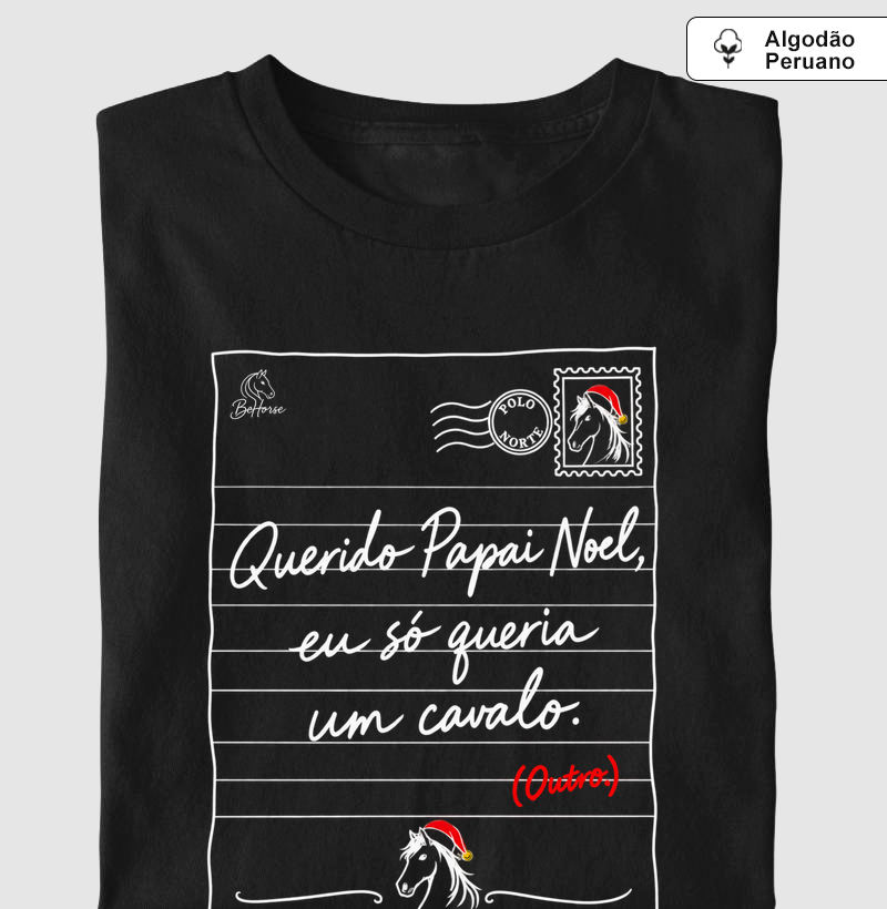Papai Noel PREMIUM - Camiseta Algodão Peruano