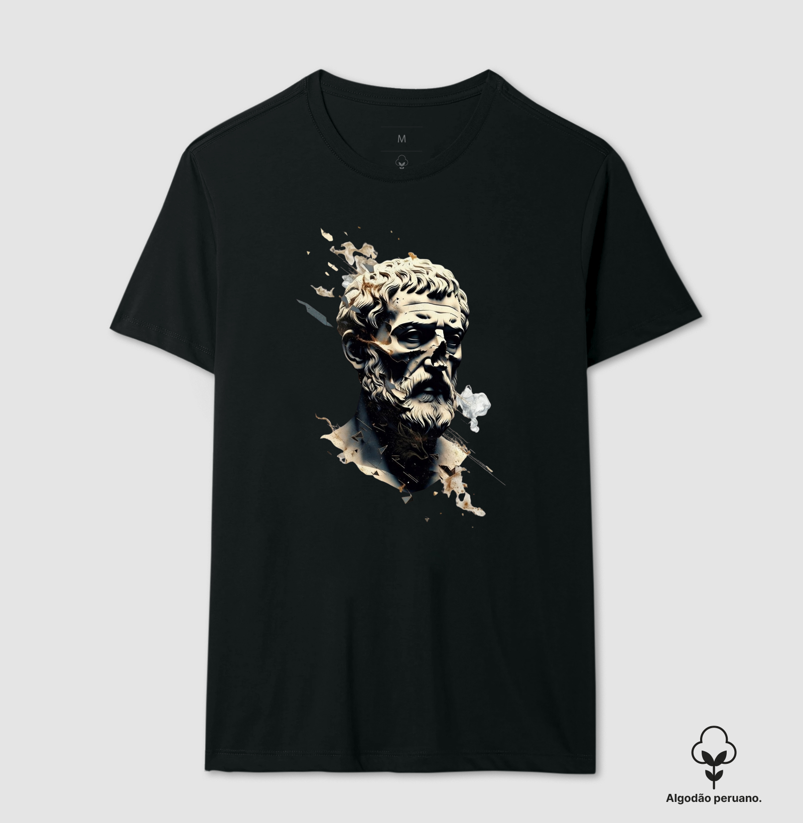 Estoicismo "Marcus Aurelius Basic" - Camiseta Algodão Peruano