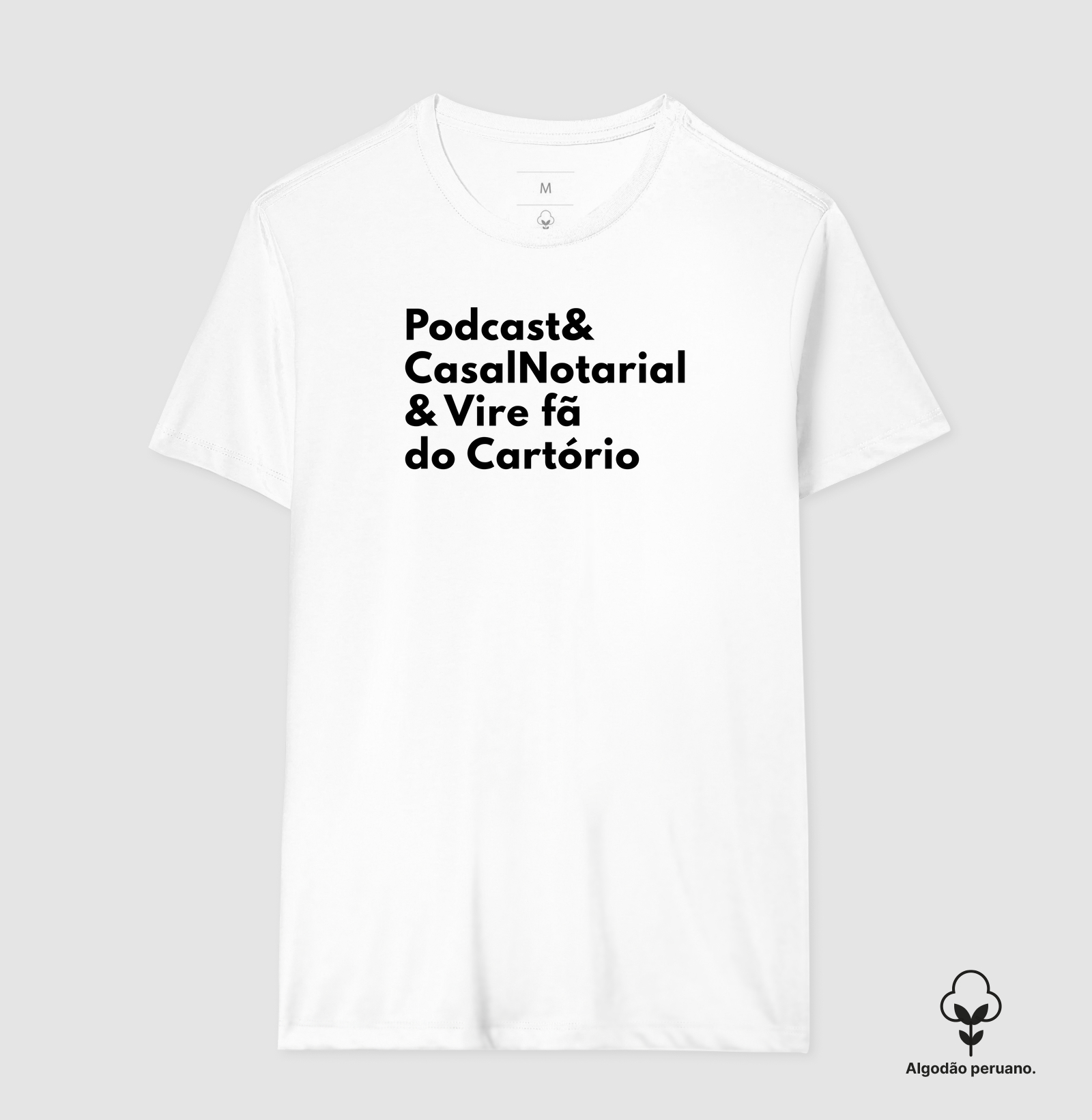 Camisa Podcast Casal Notarial