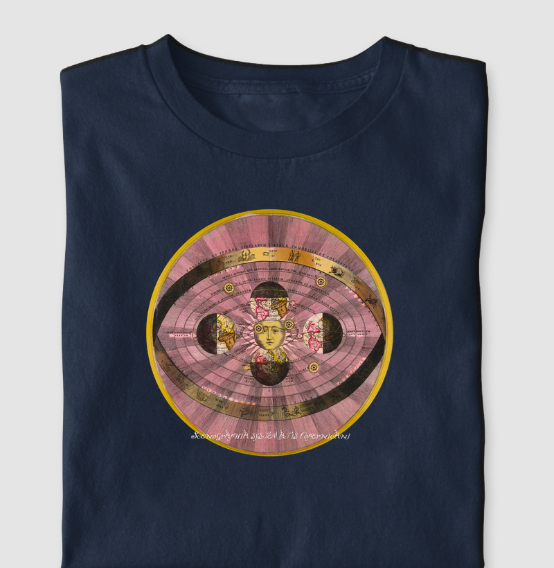 Camiseta A ordem celeste de Copérnico