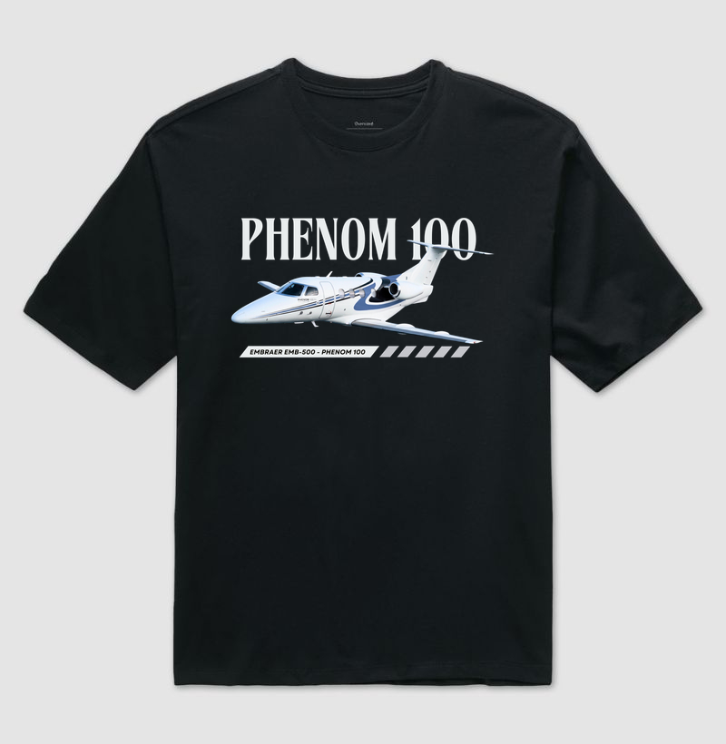 Embraer Phenom 100 - PR-PER - Camiseta Oversized