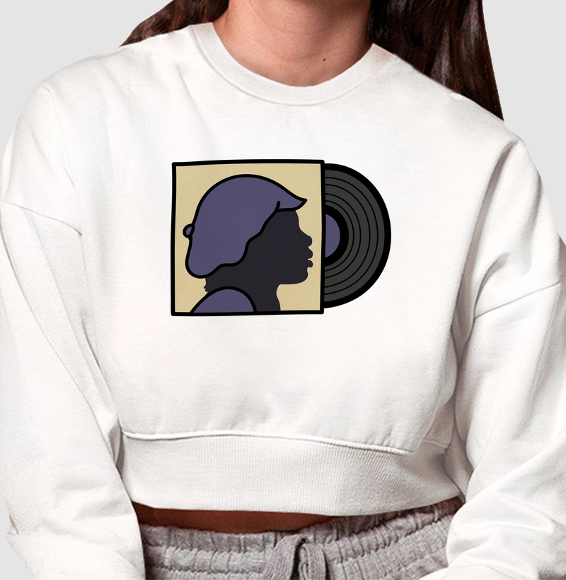 Cropped Moletom Inspiração Milton Nascimento - Travessia