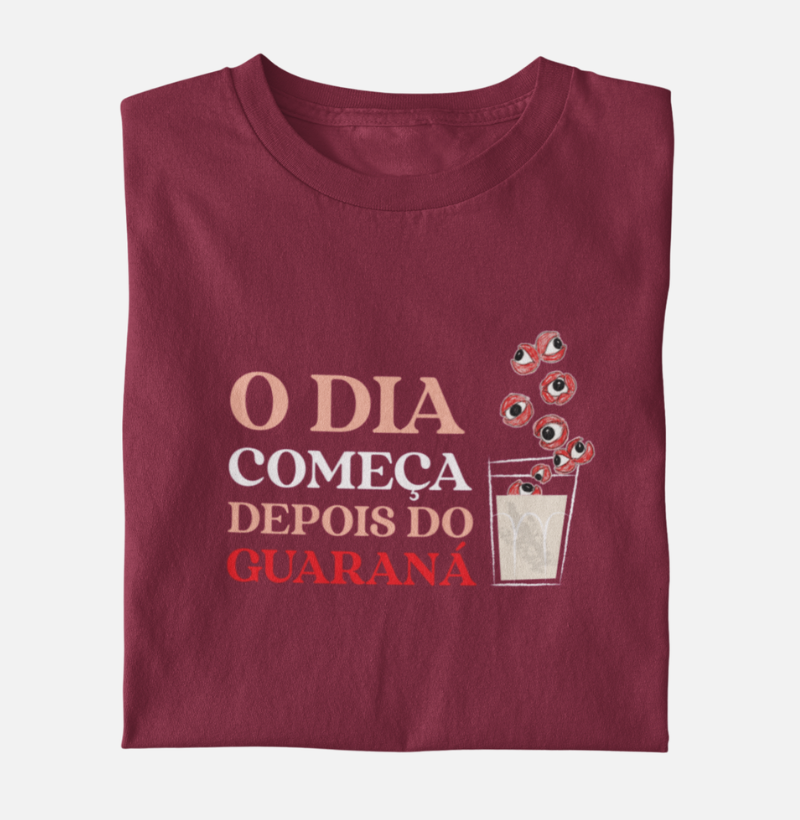 O dia começa com guaraná