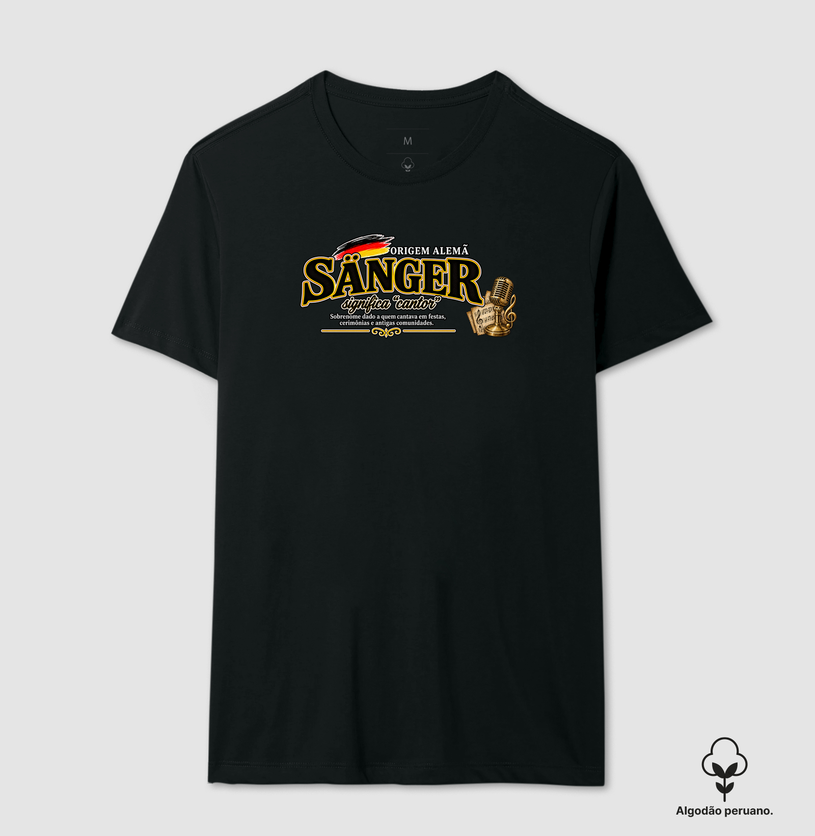Sänger  - Camiseta Algodão Peruano