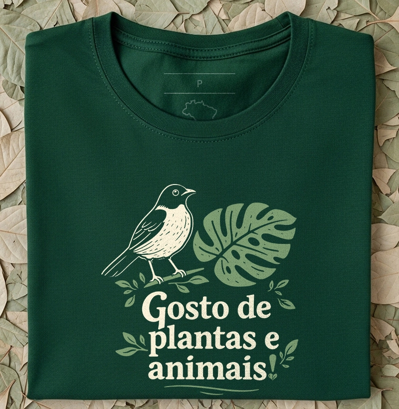 Gosto de plantas e animais 