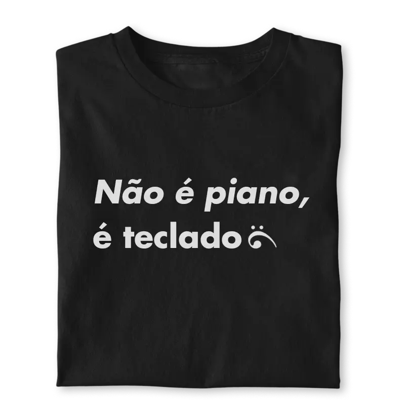 Não é piano, é teclado@