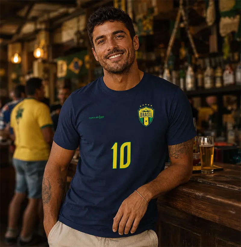 Camiseta Rumo ao Hexa! - Cores Diversas