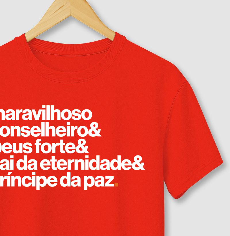 maravilhoso conselheiro & Deus forte & pai da eternidade & príncipe da paz