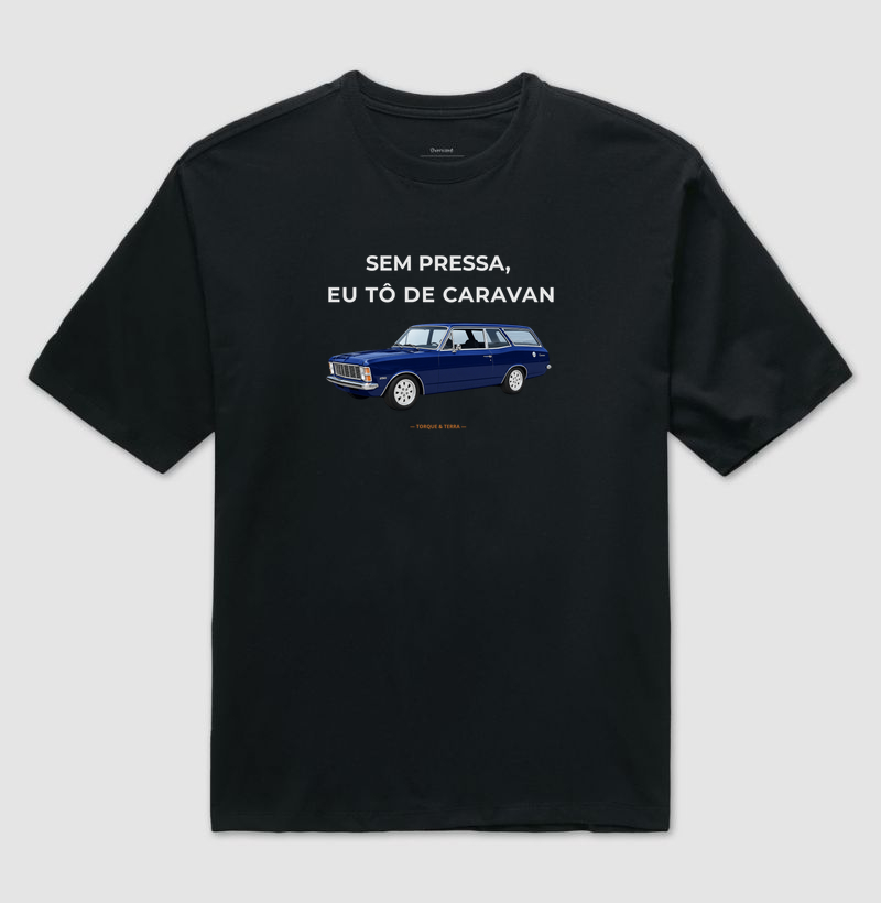 Sem pressa, eu tô de Caravan - azul escuro 2