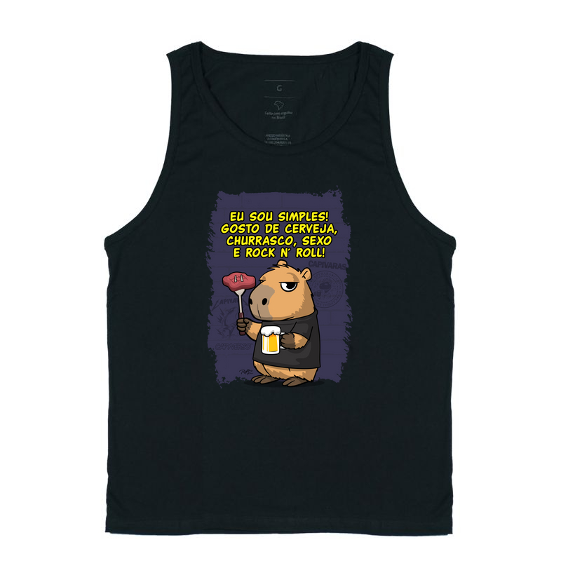 Capivara Rock Simples