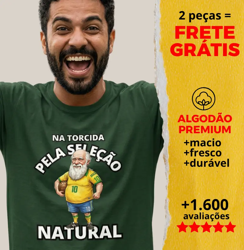 Camiseta Torcida pela Seleção Natural