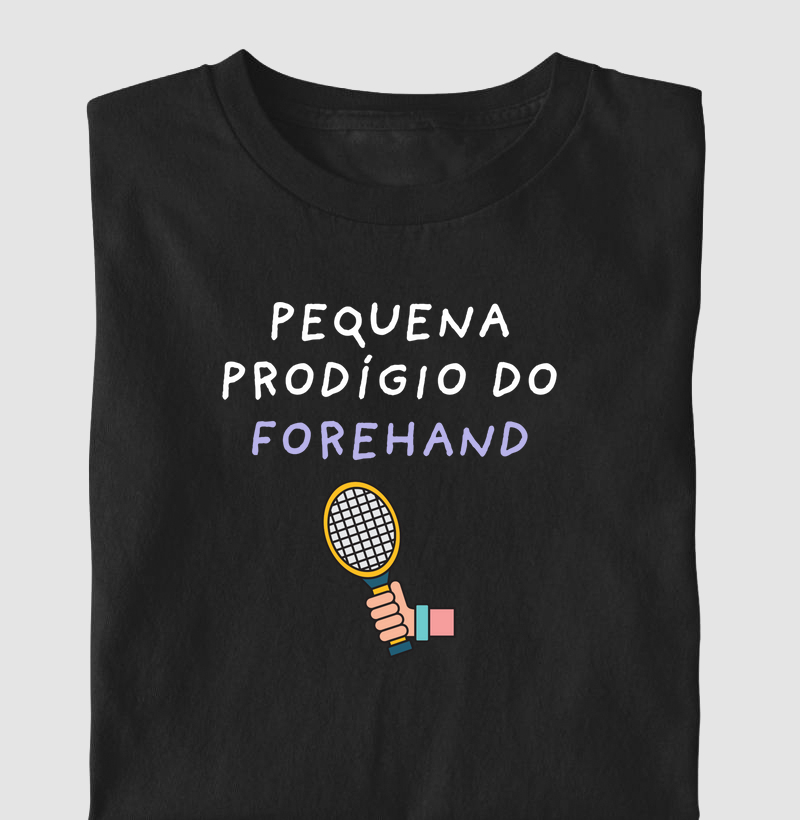 Pequena prodígio do Forehand