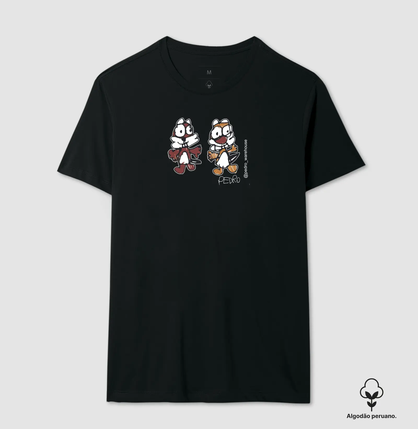 CAMISETA PREMIUM ALGODÃO PERUANO - ZÉ & ZINHO