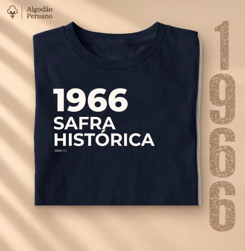 Camiseta Vinho - 1966 • Safra Histórica - Camiseta Algodão Peruano