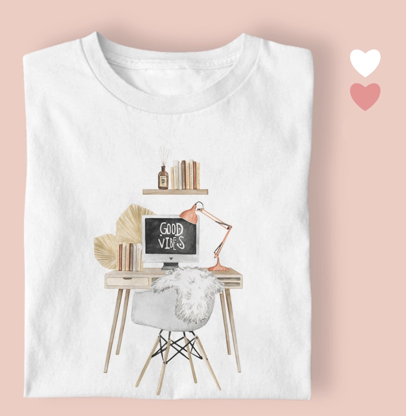 Camiseta Feminina Ilustrada