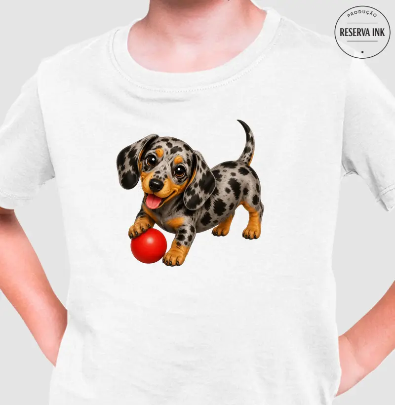 Dachshund Arlequim - Desenho Animado