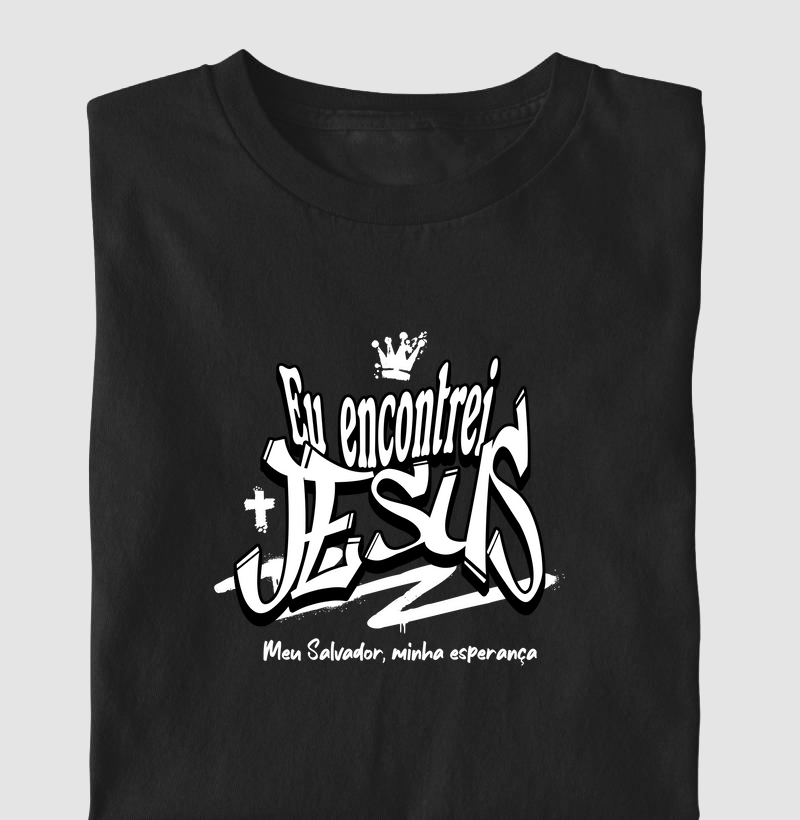 Camiseta eu encontrei jesus