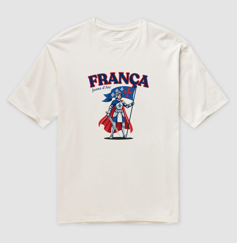 Camiseta Oversized França Joana d’Arc