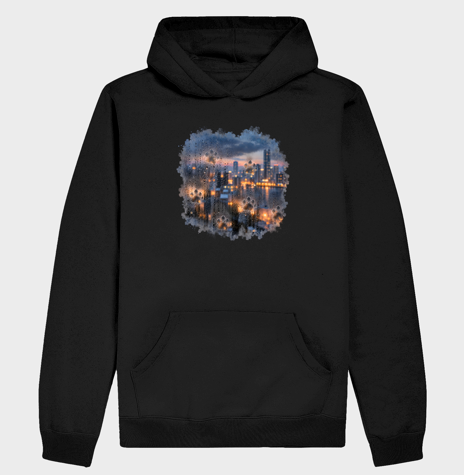 Patinhas no Vidro Embaçado - Hoodie Moletom
