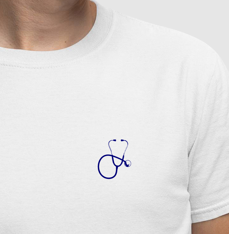 Camiseta Clínica Médica minimalista