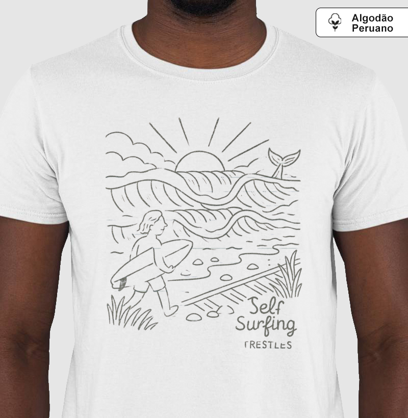 TRESTLES DOODLE - Camiseta Algodão Peruano