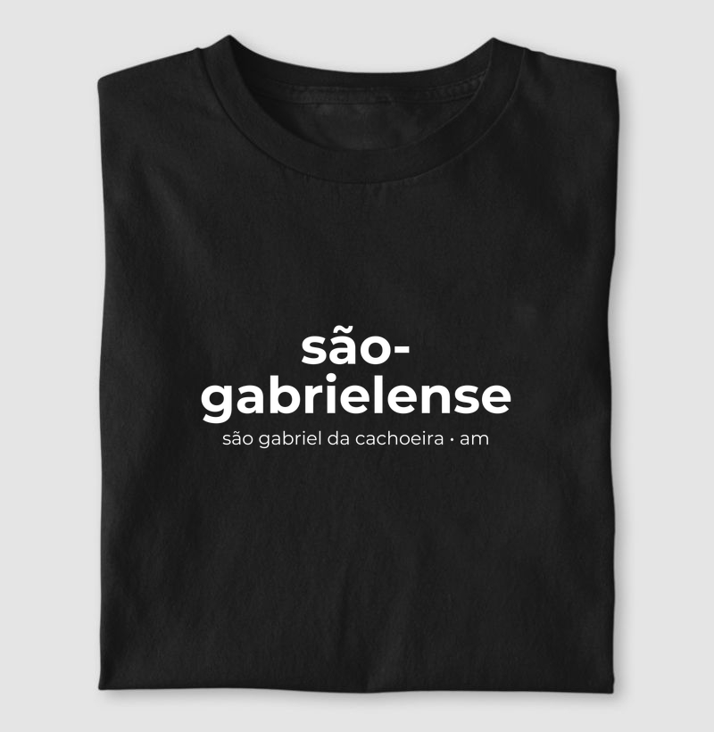 São-Gabrielense | Gentílico AM - Camiseta