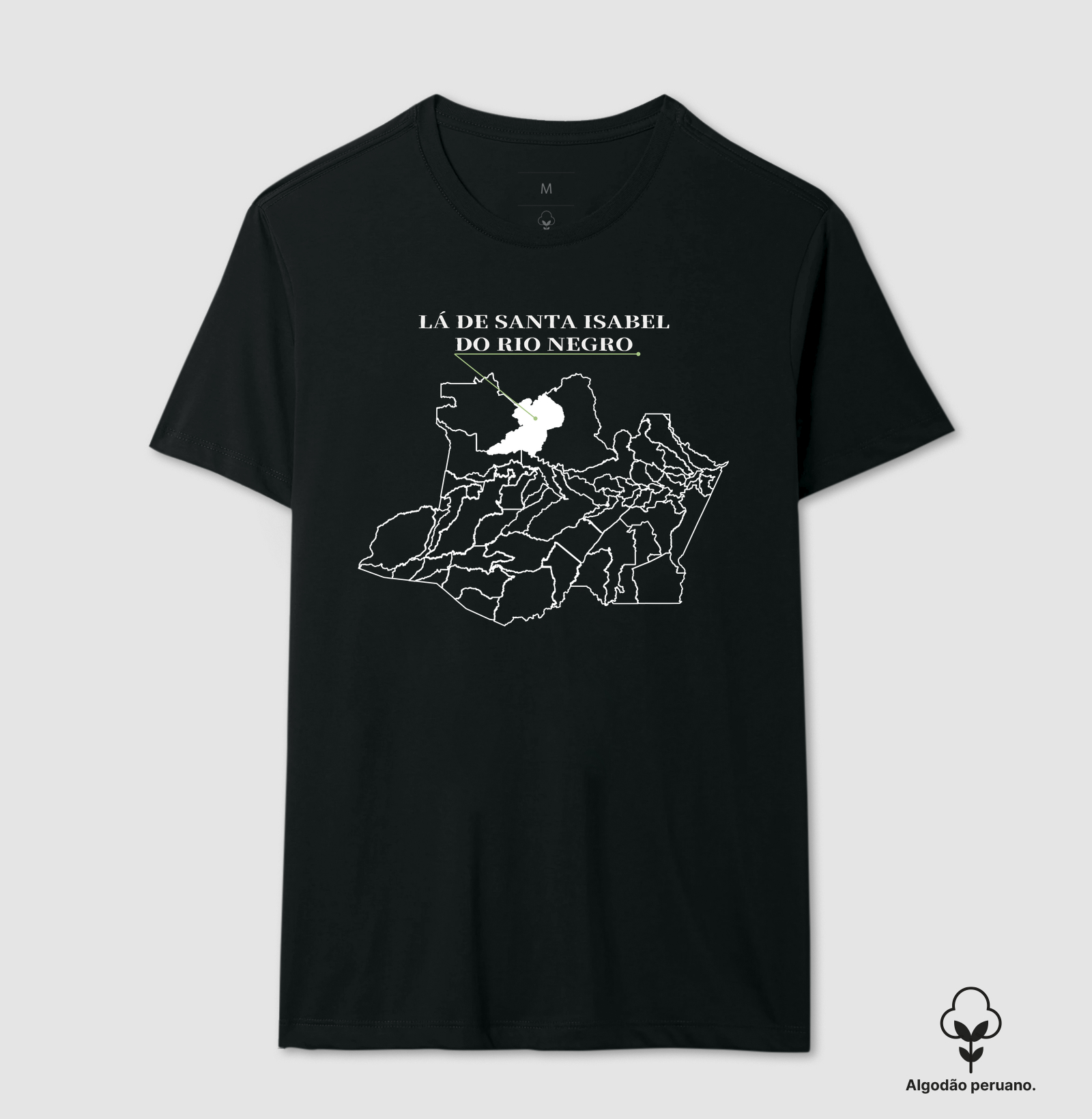 Santa Isabel do Rio Negro | Origem AM - Camiseta Algodão Peruano