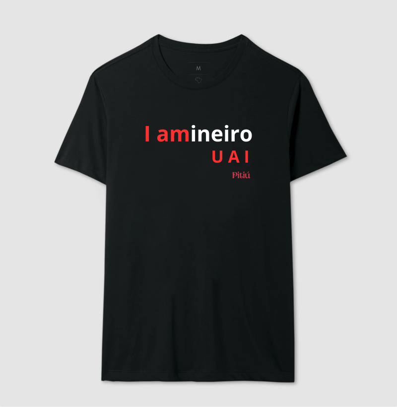 Camiseta I Amineiro uai - Pitiú