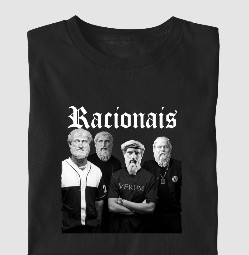 Camiseta Racionais – Filosofia da Razão | Camiseta Filosófica