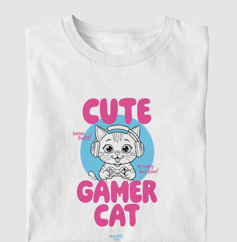 Cute Gamer Cat