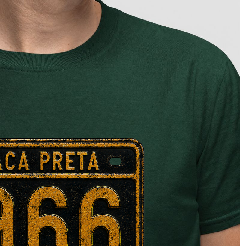 Camiseta Placa Preta 1966