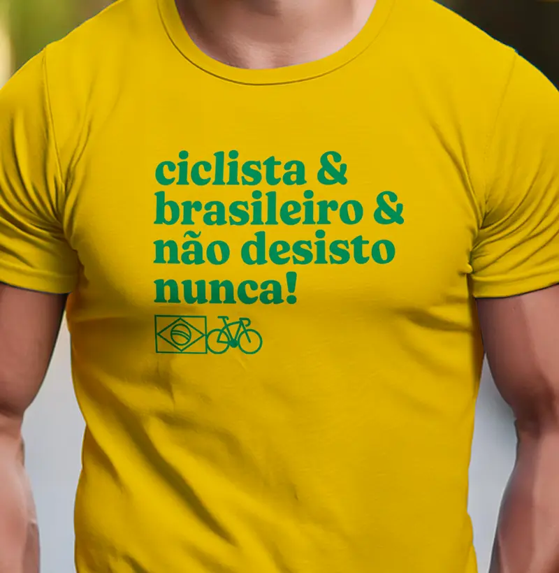 Ciclista, brasileiro e não desisto nunca