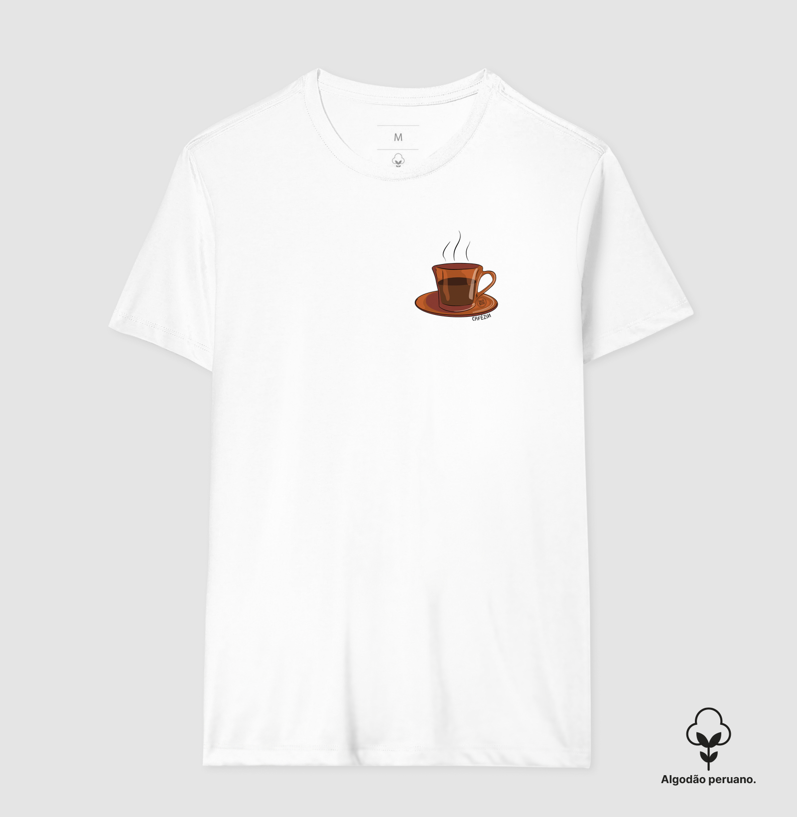Cafezim - Camiseta Algodão Peruano