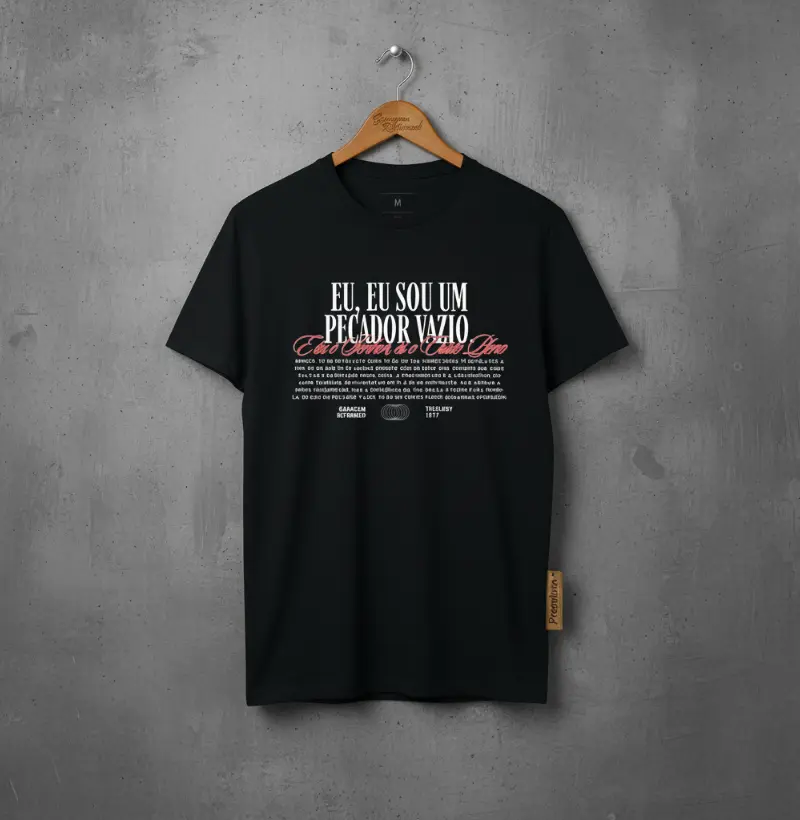 “Eu, eu sou um pecador vazio e tu, ó Senhor, és o Cristo Eterno”