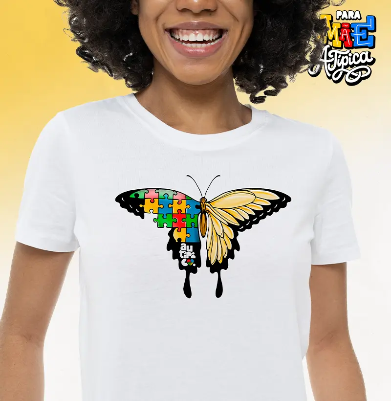 Borboleta Atípica - Amarela