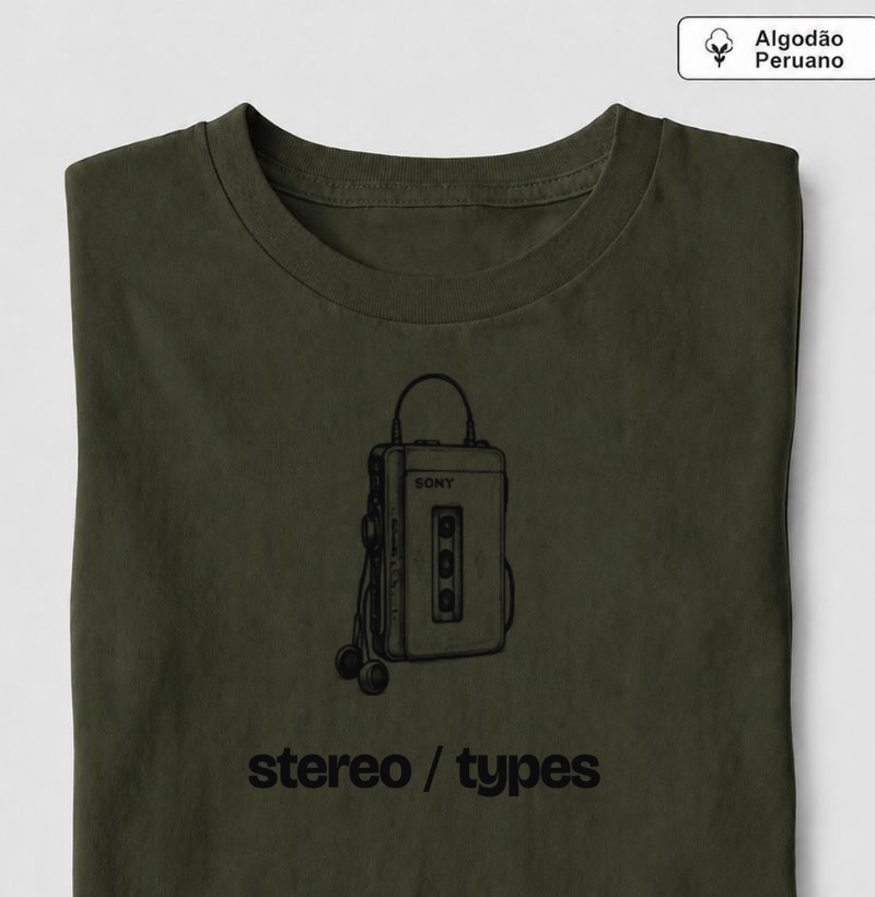 Toca-fitas Portátil · Ilustrado · STEREO TYPES