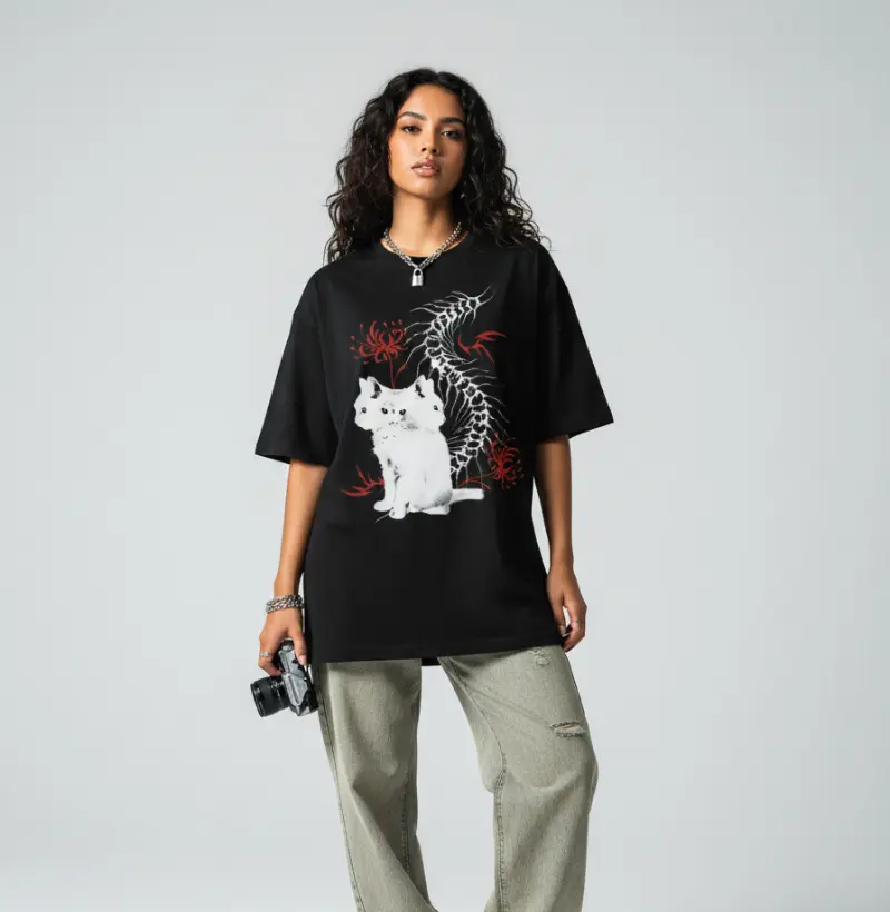 Cami Oversized — Lírio Vermelho