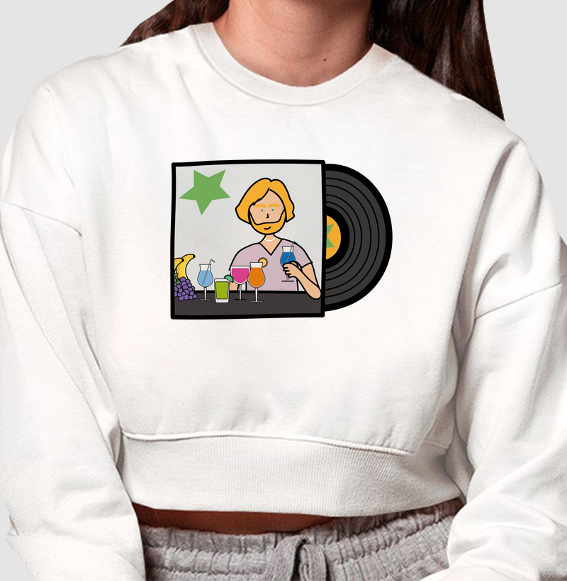 Moletom Cropped Inspiração Marcos Valle