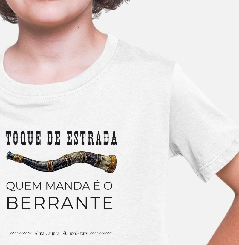 Toque de estrada, quem manda é o berrante